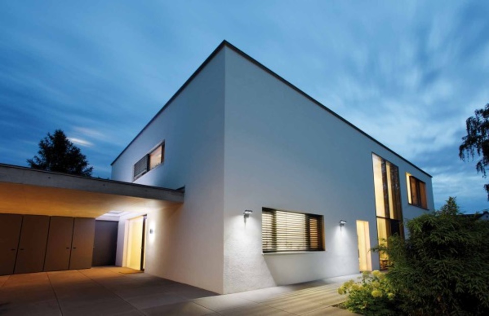 Aussenbeleuchtung bei GFM Elektrotechnik in Groß-Zimmern