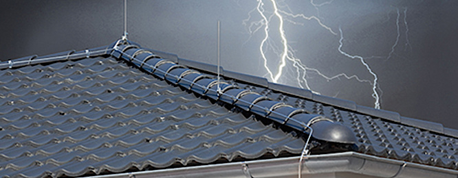 Äußerer Blitzschutz bei GFM Elektrotechnik in Groß-Zimmern